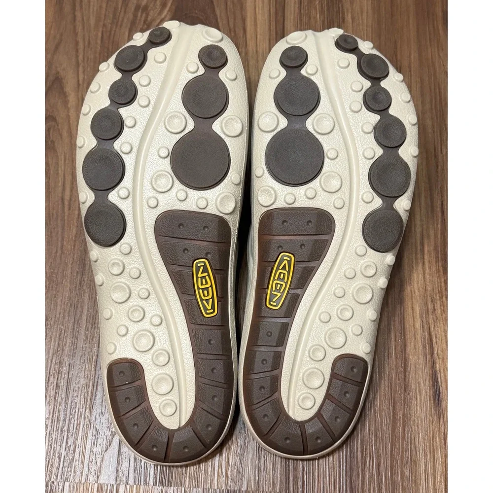 KEEN Shanti Plaza Mens Taupe/Canteen Clog Slides Sandals Size 14 (1028605)